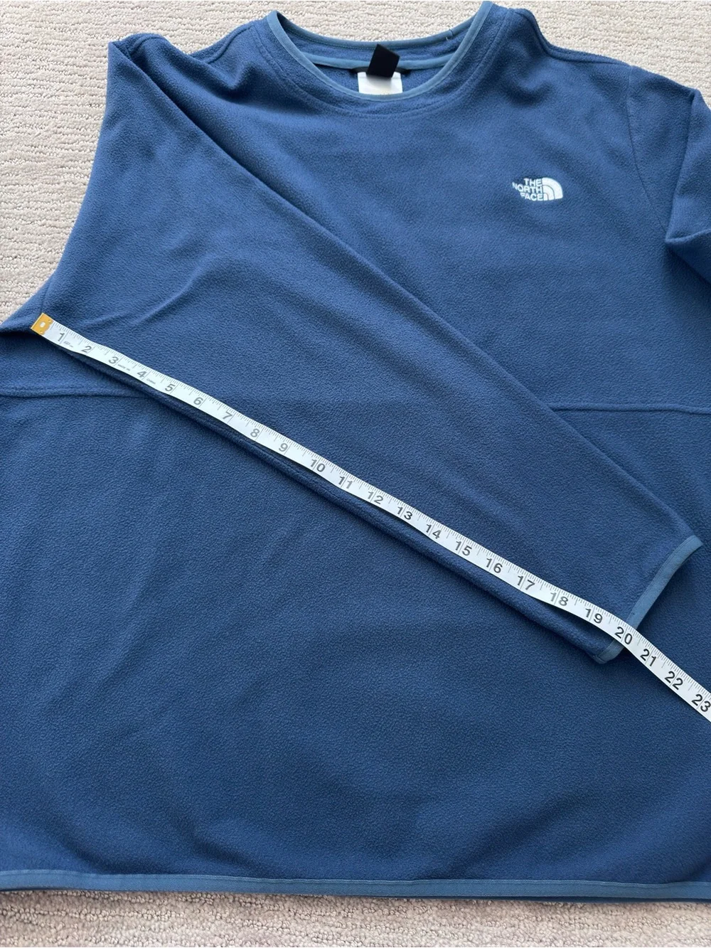 The North Face Men’s Alpine Polartec Crewneck Fleece Blue XXL Outdoor Hiking